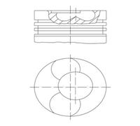 Pistone MAHLE 228 31 00