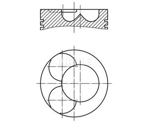 Pistone MAHLE 456 24 00