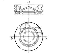 Pistone MAHLE 61 PI 00141 per SCANIA S 12.742 2020-