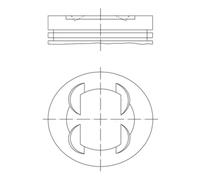 Pistone MAHLE 681 PI 00109 002