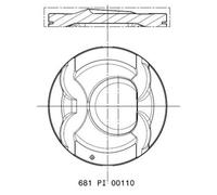 Pistone MAHLE 681 PI 00110 000