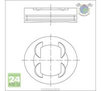 Pistone Mahle per HYUNDAI SONICA ix35 KIA SPORTAGE MAGENTIS OPTIMA