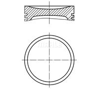 MAHLE 003 94 01 Pistone per SMART