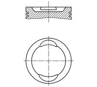 Pistone motore 029 73 02 MAHLE per VW SEAT