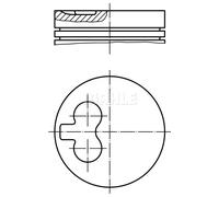 Pistone MAHLE 029 82 13