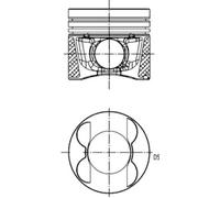 Kolbenschmidt Pistone motore 40809610 per Mercedes-Benz Vito Viano CLS Classe C 220 CDI