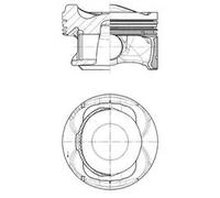 KOLBENSCHMIDT Pistone motore 40883600 per Ford, Ford Australia, Volvo