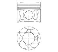 Pistone motore 41070600 KOLBENSCHMIDT per ALFA ROMEO FIAT LANCIA OPEL