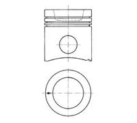 Pistone motore 41260600 KOLBENSCHMIDT per AUDI VW
