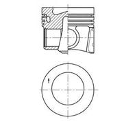 Pistone motore 41271610 KOLBENSCHMIDT per VW SEAT AUDI SKODA