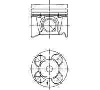 Pistone motore 41287620 KOLBENSCHMIDT per FIAT OPEL CHEVROLET