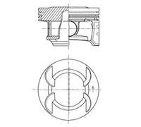 Pistone motore 41492600 KOLBENSCHMIDT per OPEL CHEVROLET