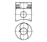 Pistone motore 93274600 KOLBENSCHMIDT per MAN INBUS FENDT