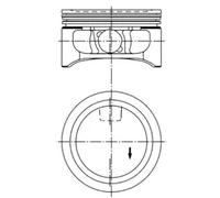 KOLBENSCHMIDT 94912600 Pistone motore
