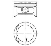 KOLBENSCHMIDT 97363610 Pistone motore