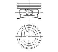 Kolbenschmidt Pistone motore 99452600 per SEAT, SKODA, VW