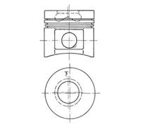 Pistone KOLBENSCHMIDT 99516600