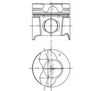 KOLBENSCHMIDT 99561600 Pistone motore
