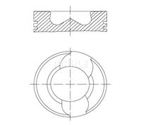 Pistone MAHLE 030 98 00