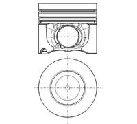 Pistone motore EvoGlide® rivestito 028 PI 00178 002 MAHLE