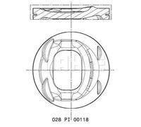 Pistone MAHLE 028 PI 00118 000