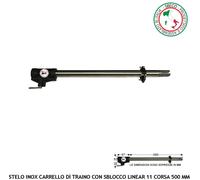 Pistone Motore Inox Cancello Carrello Chiave Blocco Linear 11 VH 500 BH24 942/B