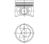 Pistone motore per cilindro 3-4 40409610 KOLBENSCHMIDT per VW AUDI SKODA SEAT