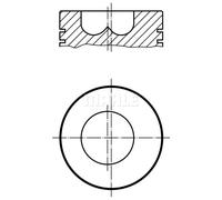 MAHLE ORIGINAL 009 86 01 Pistone motore
