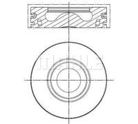 Pistone motore rivestito 013 PI 00136 000 MAHLE per FORD LAND ROVER CITROËN FIAT