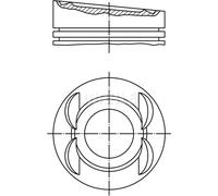 MAHLE ORIGINAL Pistone motore