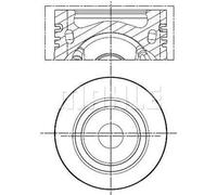 MAHLE 028 PI 00141 002 Pistone motore