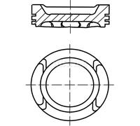 MAHLE ORIGINAL 030 60 00 Pistone motore