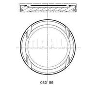 Pistone MAHLE 030 99 00