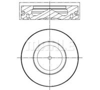 Pistone motore rivestito 081 PI 00100 000 MAHLE per BMW MINI