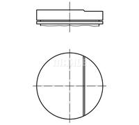 Mahle Original - Pistone motore 001 75 02 stagnato per Mercedes-Benz Classe S Tre volumi