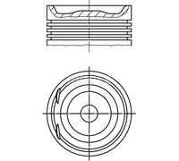 Pistone motore stagnato 012 20 03 MAHLE per OPEL CADILLAC LOTUS