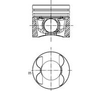 Pistone per cilindro 1-3 per MERCEDES-BENZ SPRINTER 3,5-t SPRINTER 3-t