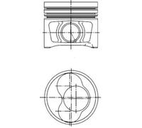 Pistone motore per cilindro 1-2 40408600 KOLBENSCHMIDT per AUDI VW SEAT SKODA
