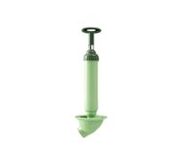 Pistone per WC ad alta pressione con forte potenza di aspirazione, strumento per la pulizia dello scarico del bagno, lavandino, doccia e zoccoli fognari (verde) (B)