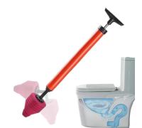 Pistone per WC, ad alta pressione, resistente, per rimuovere gli intasamenti del WC, per lavabo, grondaie, dormitorio, appartamento, pavimento, scarico del bagno