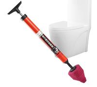 Pistone per WC pesante - Toilette ad alta pressione Sblocca un colpo | Strumento di drenaggio ergonomico della maniglia | CLOG, unclogger tubo di scarico flessibile, rimozione blocco ad aria