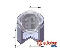 Pistone pinza freno Assale anteriore Acciaio D025112 AUTOFREN SEINSA per BMW MG