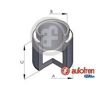 Pistone pinza freno Assale anteriore Acciaio D025131 AUTOFREN SEINSA per BMW