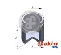 Pistone pinza freno Assale anteriore Acciaio D025413 AUTOFREN SEINSA per LADA