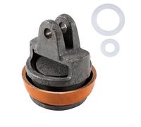 Pistone pompa a mano tipo 75 con guarnizione in pelle per décolleté fontana e