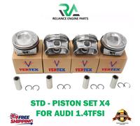 Pistone Skoda Seat VW Audi 1.4TFSI Con Anelli Set X4 STD 03C107065CE 03C107065CF