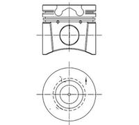 Pistone Trapezio 84,94mm KOLBENSCHMIDT Per LAND ROVER DEFENDER Station Wagon