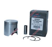 PISTONE VERTEX MALOSSI (MINARELLI, YAMAHA) (47,80MM=+0,80) SPINOTTO 10MM (ANELLI