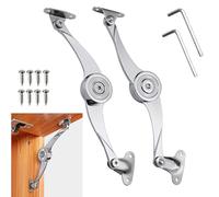 Pistoni Per Ante Cucina Asta Di Supporto Del Coperchio Superiore Asta Pieghevole Meccanica Apertura Lenta Della Porta Sospesa Staffa Del Coperchio Regolabile 205mm/2 Pezzi