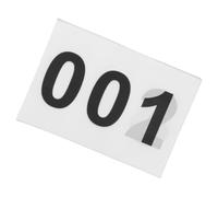 pistro 100 pettorine da atleta numeri 001-100 per corsa, ciclismo, atletica leggera, eventi sportivi, 14 x 20 cm